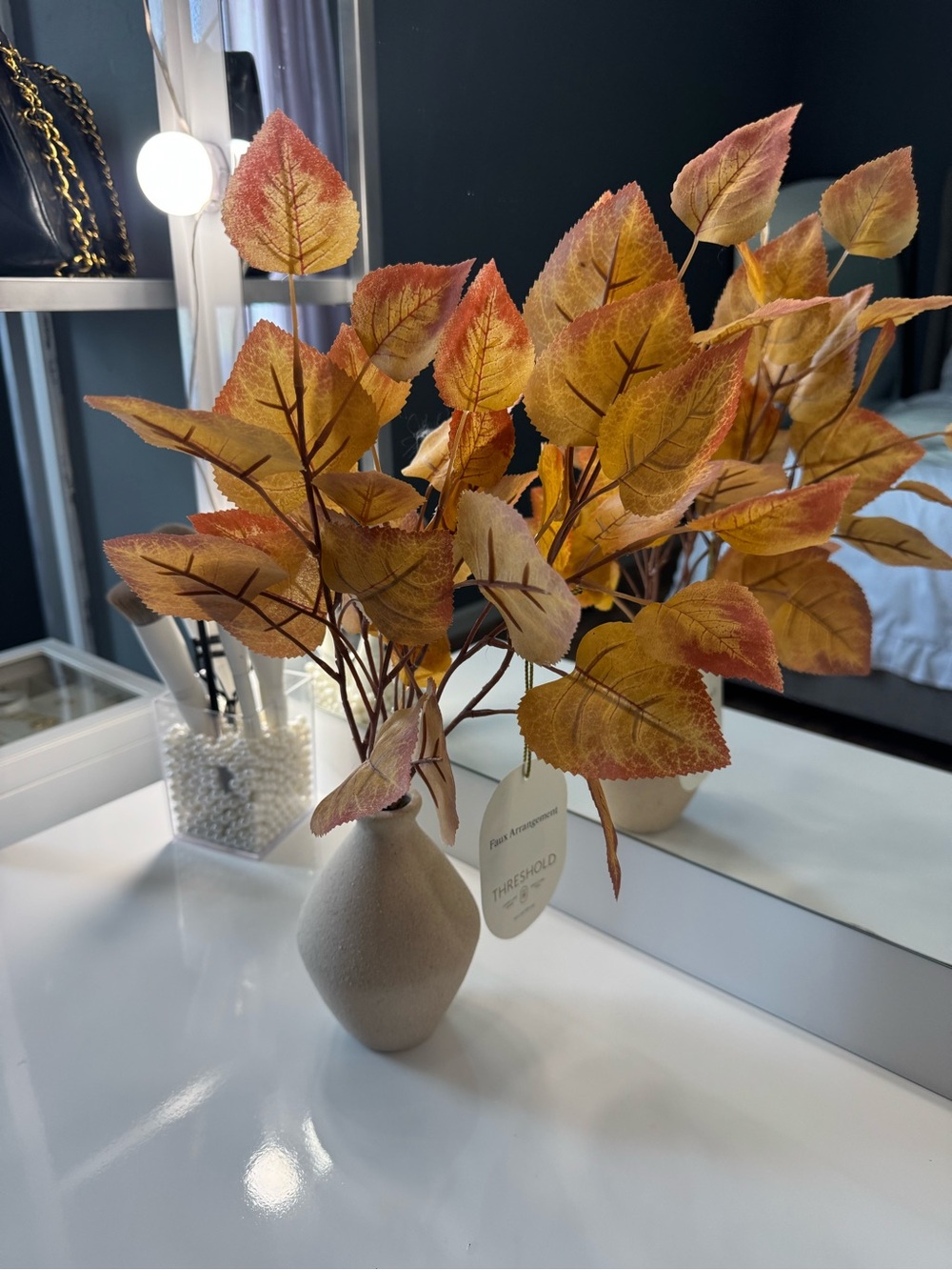 Threshold Autumn Leaf Faux Arrangement in Orange and Yellow